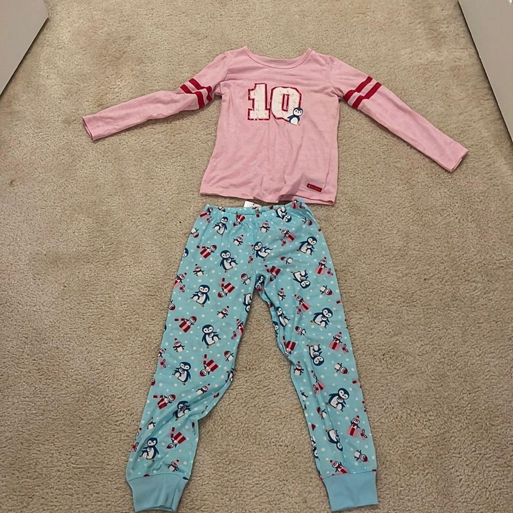 NEW WITH TAGS american girl PJ set size 7-8